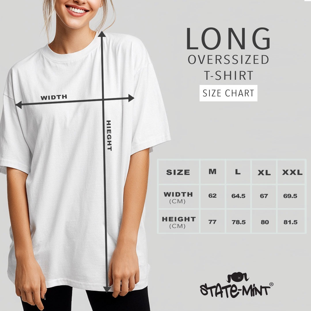 Care Free Oversized Long Tshirt - SM-L02
