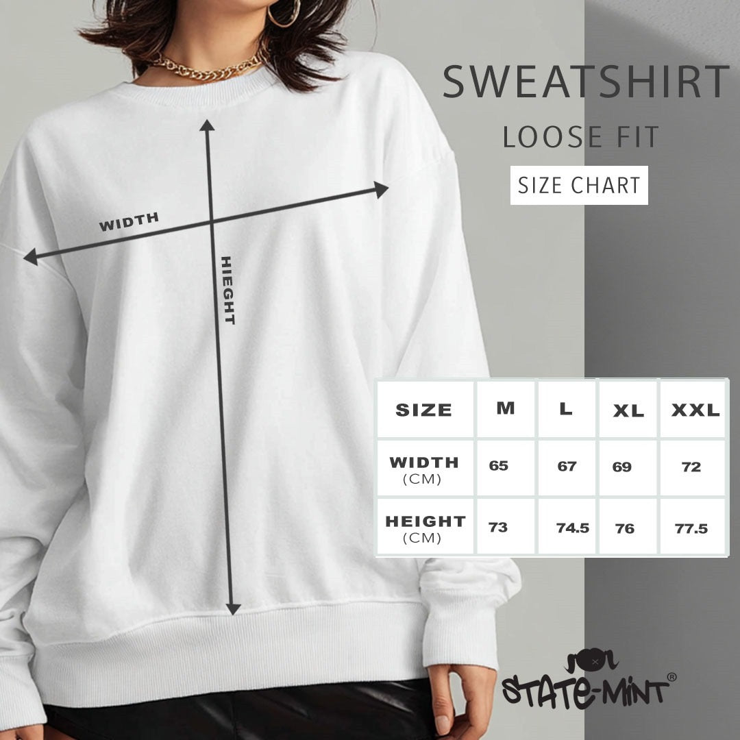 Black Basic- Round Neck Sweatshirt-SM-C202