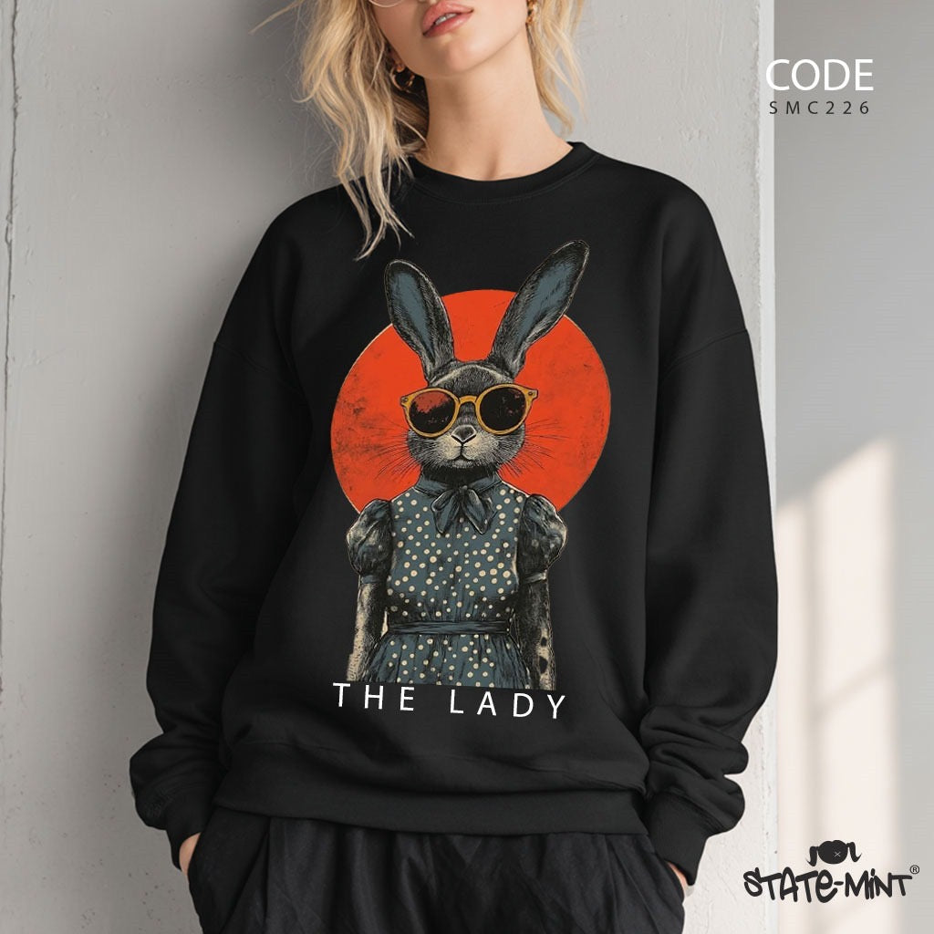 The Lady- Round Neck Sweatshirt-SM-C226