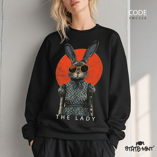 The Lady- Round Neck Sweatshirt-SM-C226