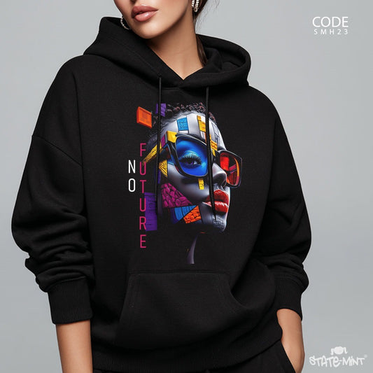No Future Relaxed Hoodie - SM-H23