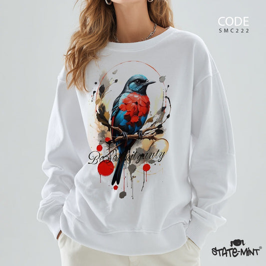 Serenity - Round Neck Sweatshirt-SM-C222