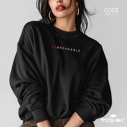 Unbreakable- Round Neck Sweatshirt-SM-C231