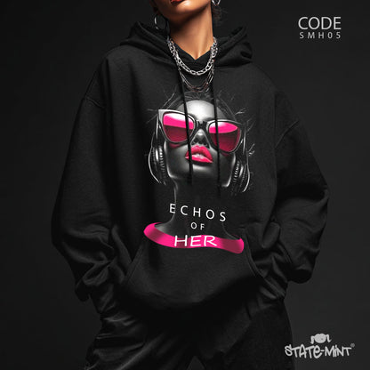 Echos of Her Relaxed Hoodie - SM-H05