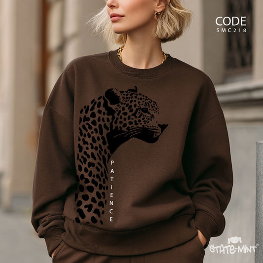 Patience- Round Neck Sweatshirt-SM-C218