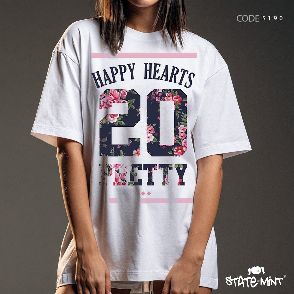 Happy Hearts Tshirt - SM-S190