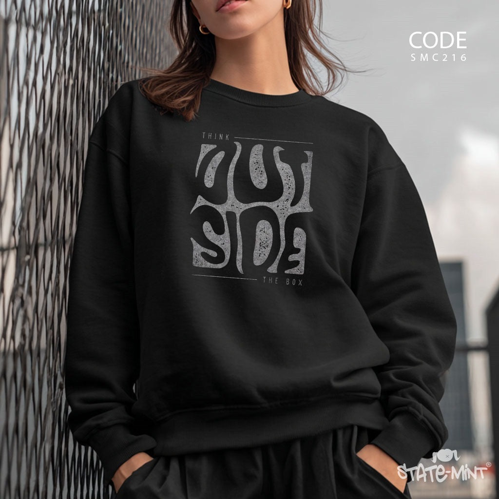 Outside the Box- Round Neck Sweatshirt-SM-C216