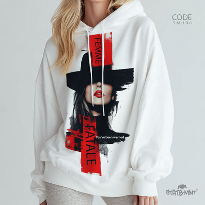 FEMME FATALE Relaxed Hoodie - SM-H08
