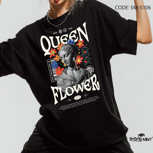 Queen Flower Tshirt - SM-S106