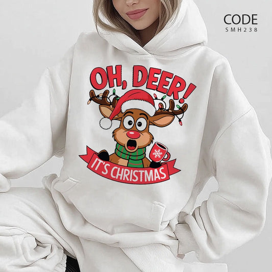OH DEER oversized Hoodie - SM-H238