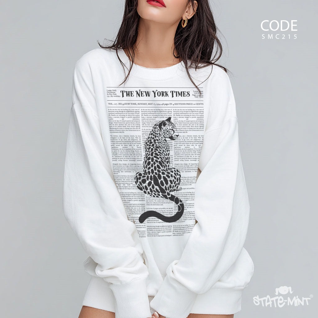Newsletter - Round Neck Sweatshirt-SM-C215