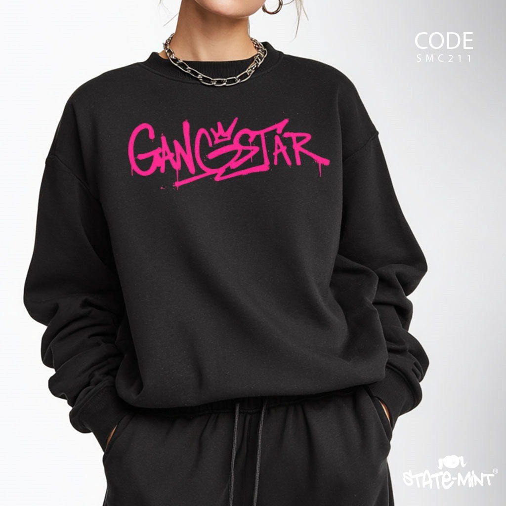 Gang⭐️- Round Neck Sweatshirt-SM-C211