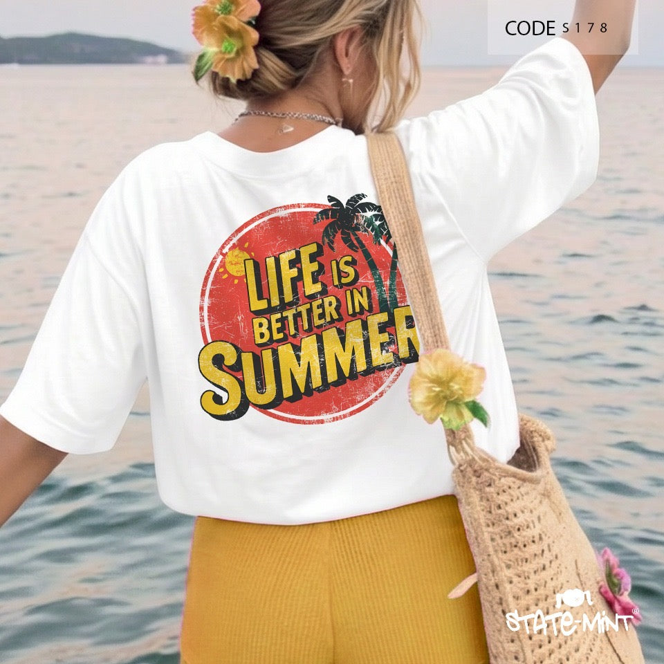 Life is better Tshirt - SM-S178