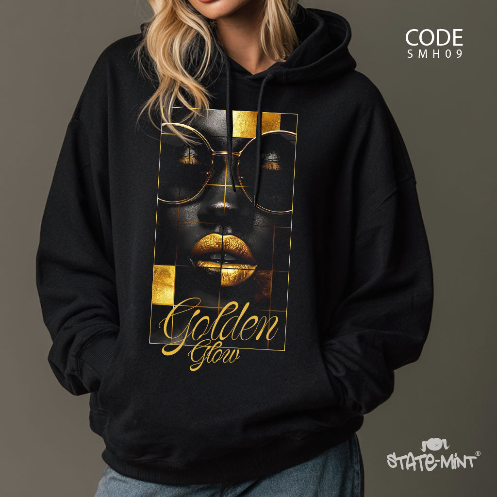 Golden Glow Relaxed Hoodie - SM-H09