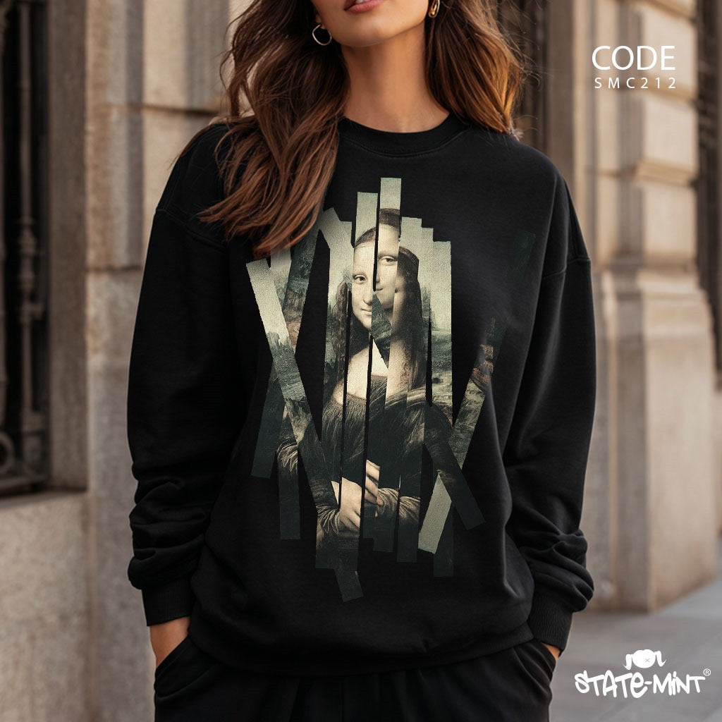 Monalisa- Round Neck Sweatshirt-SM-C212