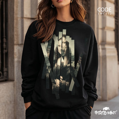Monalisa- Round Neck Sweatshirt-SM-C212